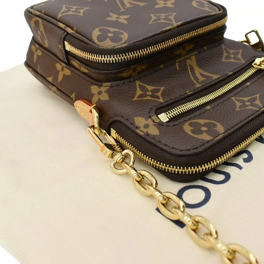 LOUIS VUITTON Utility Phone Sleeve Monogram Canvas Crossbody Bag - Picture 6 of 11